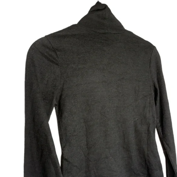 Black Turtleneck Long Sleeve Top - Picture 4 of 7